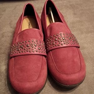 Studded Faux Suede Slip-on Shoe S 12M
